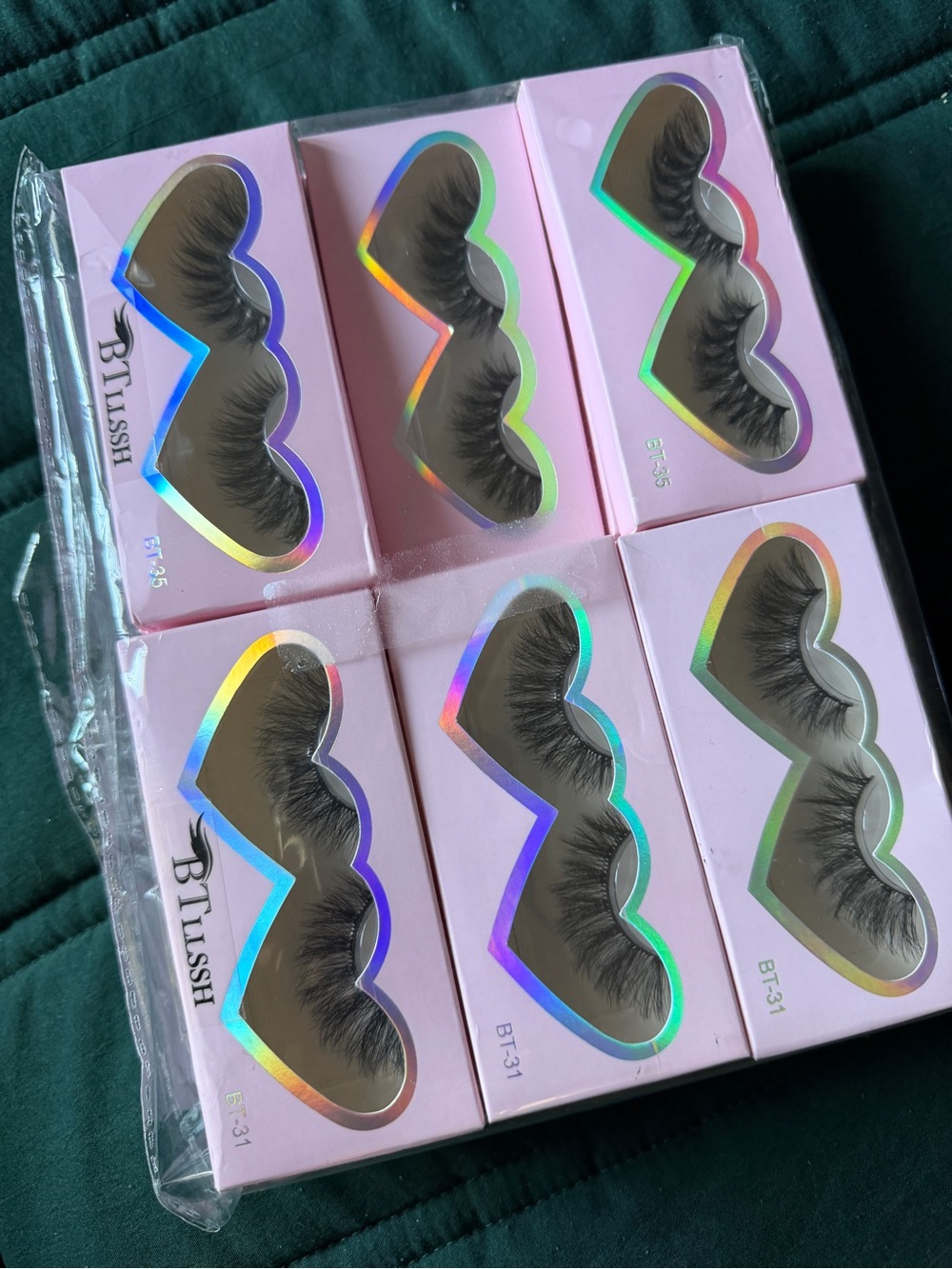 BTLLSSH False Eyelashes BT-35 BT-31 17 Pack